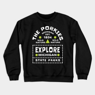 Porcupine Mountains Wilderness State Park Michigan Crewneck Sweatshirt